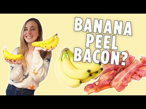 How to Make Banana Peel Bacon | Vegan Bacon Recipe | We Tried It