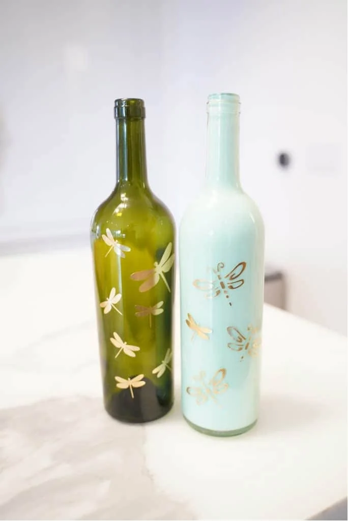 Paint Wine Bottles Ombre