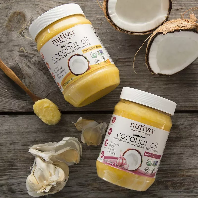 Organic Coconut Oil with non Dairy Butter Flavor Nutiva Keto Certified Keto Diet Keto Approved 1 jpg