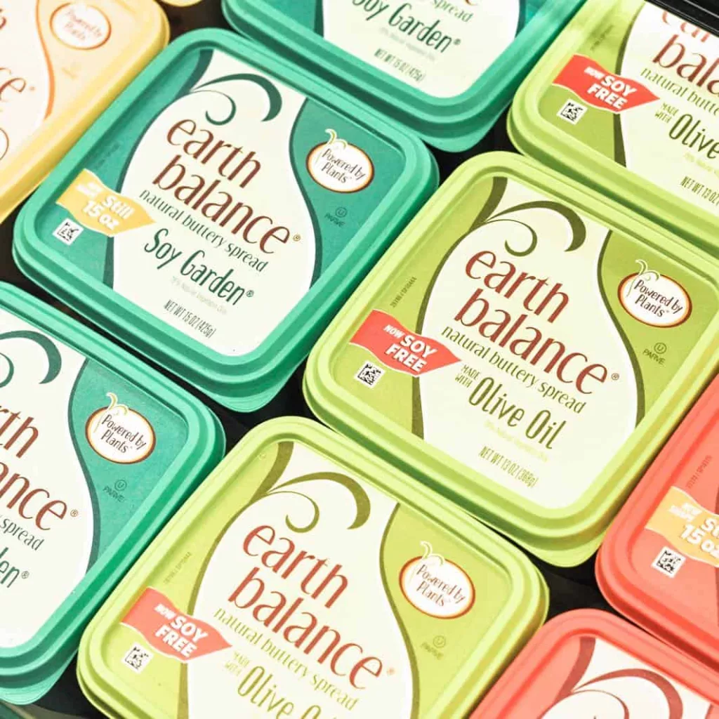 5 Vegan Butter Brands for a Better Pantry! 3 earth balance vegan dairy free butter