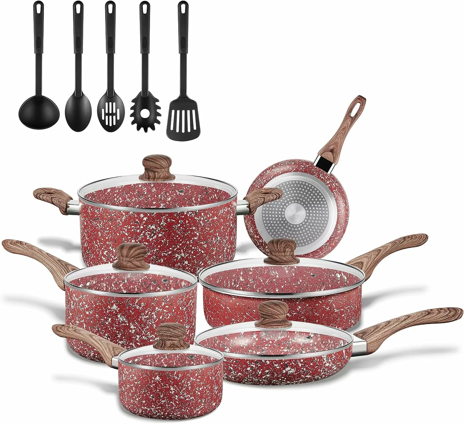 10 Eco-Friendly Granite tone Cookware Sets for the Conscious Chef