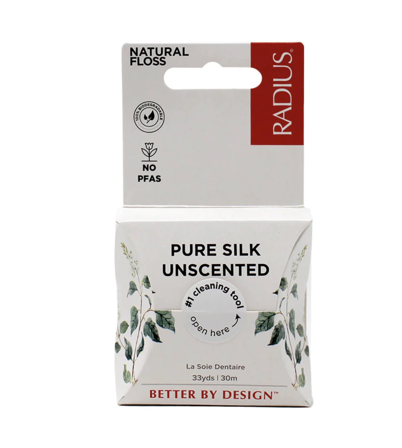 Radius Natural Biodegradable Silk Flosk