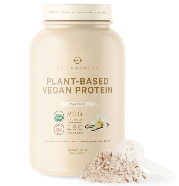 Sun Bay Organics Vanilla Vegan Protein Powder