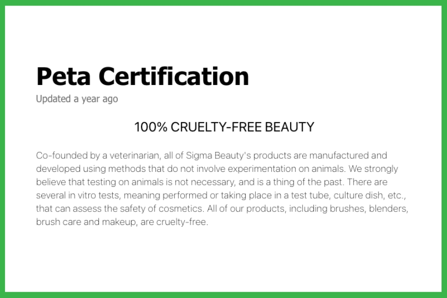 Peta Certification