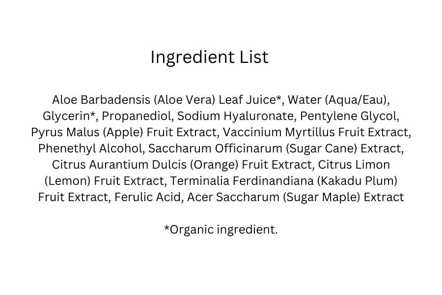 Check out the full ingredient list below. 